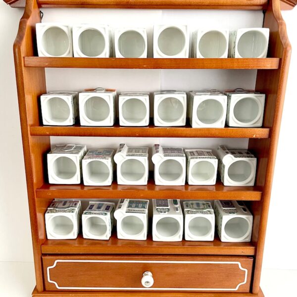 1989 Lenox Spice Village 24-Piece Set with Original Display Rack – Excellent Condition - Image 8