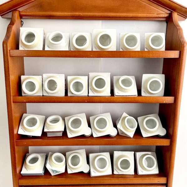 1989 Lenox Spice Village 24-Piece Set with Original Display Rack – Excellent Condition - Image 9
