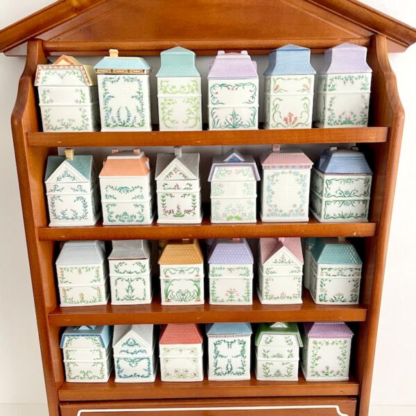 1989 Lenox Spice Village 24-Piece Set with Original Display Rack – Excellent Condition - Image 4