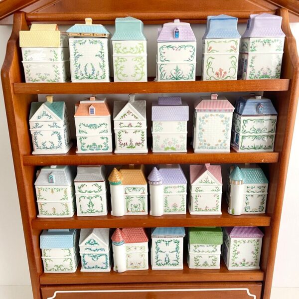 1989 Lenox Spice Village 24-Piece Set with Original Display Rack – Excellent Condition - Image 6