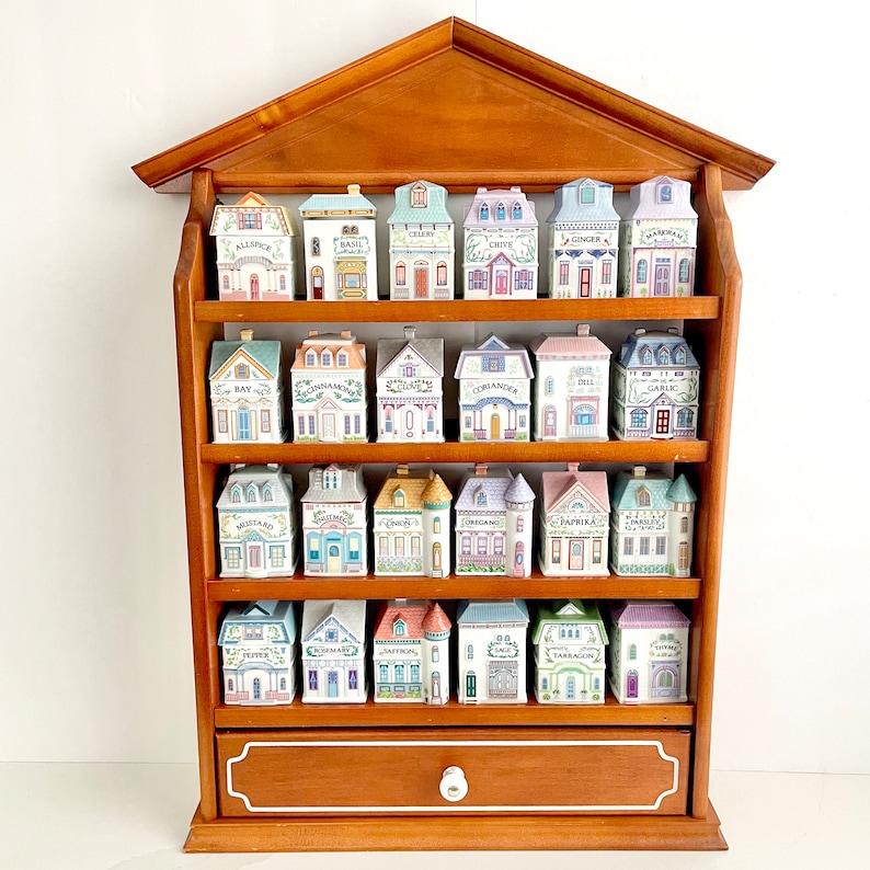 1989 Lenox Spice Village – Full 24-Piece Set (Used Condition)