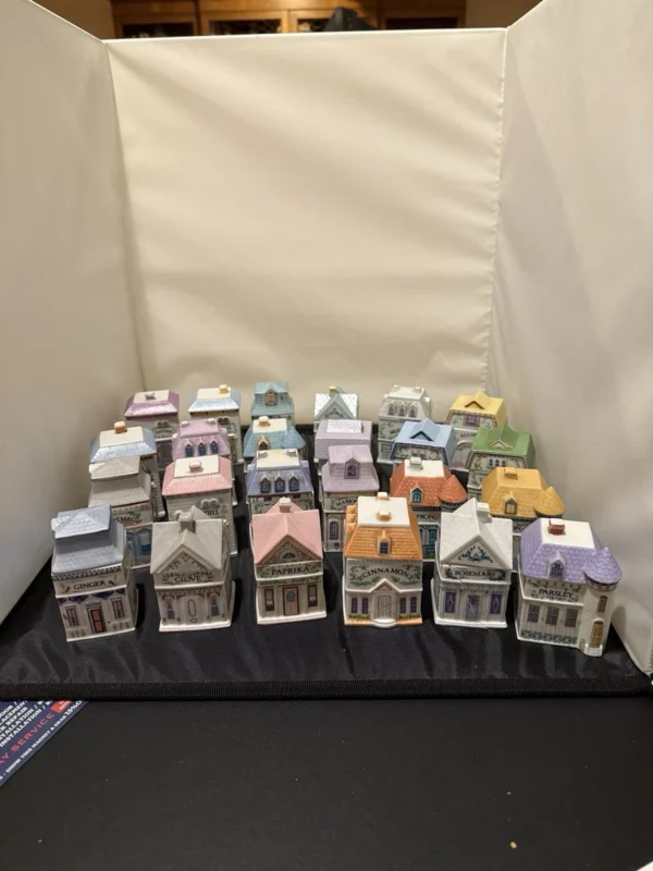 1989 Lenox Spice Village – Full 24-Piece Set (Used Condition) - Image 3