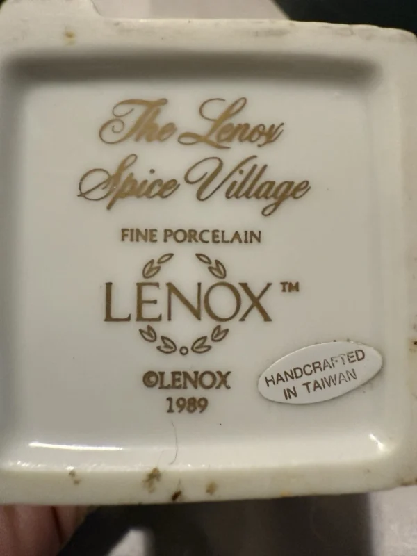 1989 Lenox Spice Village – Full 24-Piece Set (Used Condition) - Image 4
