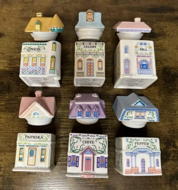 Lenox Spice Village 6 Pc Spice Jar Set #2 - Image 6