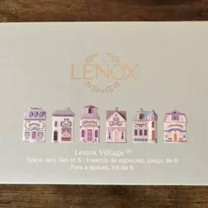 Lenox Spice Village 6 Pc Spice Jar Set #3