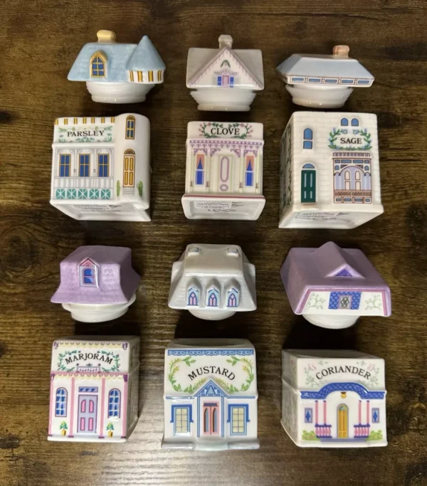 Lenox Spice Village 6 Pc Spice Jar Set #3 - Image 7