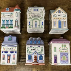 Lenox Spice Village 6 Pc Spice Jar Set #4